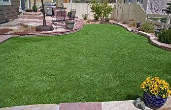 artificial grass installed at play ground