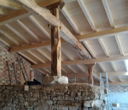 montaje de estructuras para tejados en yebes, guadalajara