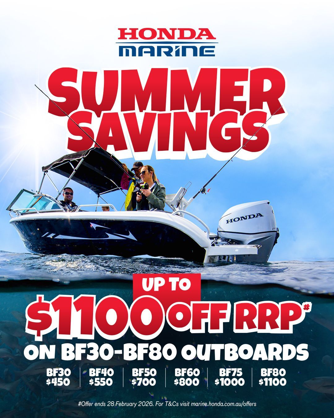 Honda Marine Summer Savings