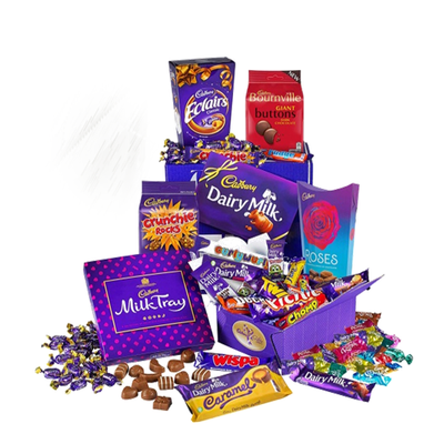 Cadburys branded chocolate selection 