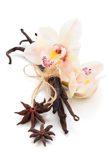 vanilla-pod-with-light-pink-flowers-and-two-cinnamon-stars