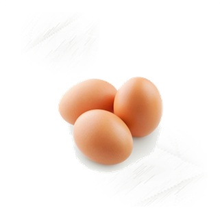 3x fresh eggs white custom background groceries-plus