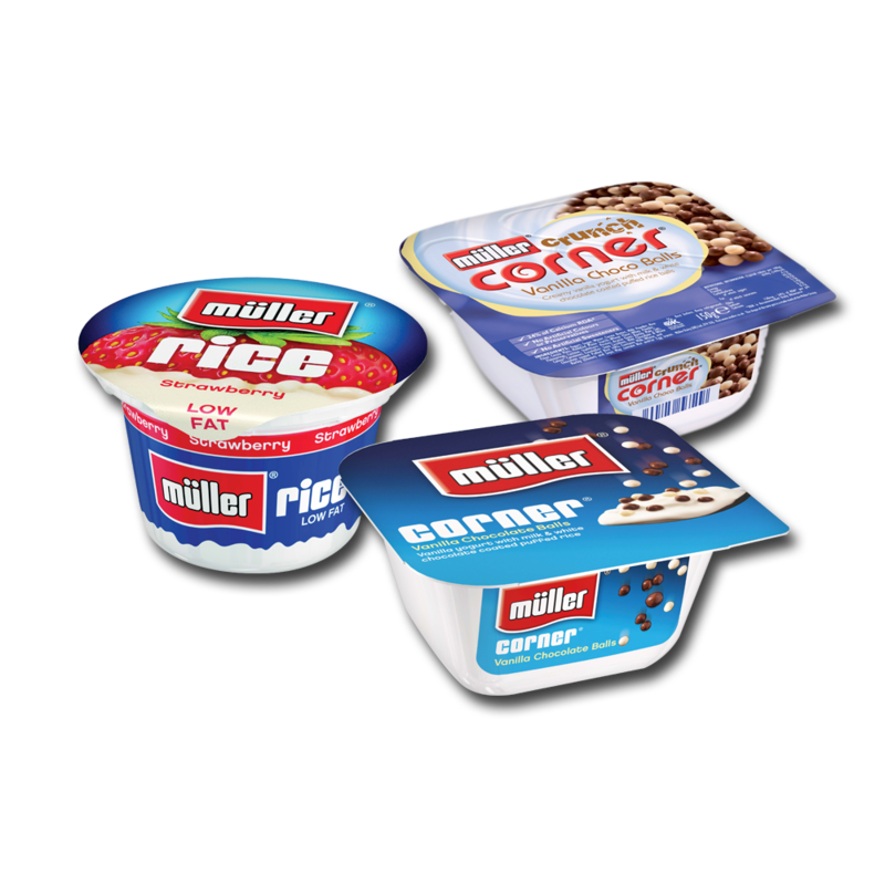 sponsoring muller yogurts selection