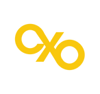 A yellow oxo logo on a white background.