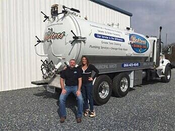 Staff with truck - Septic Tank Pumping in Grantville, PA