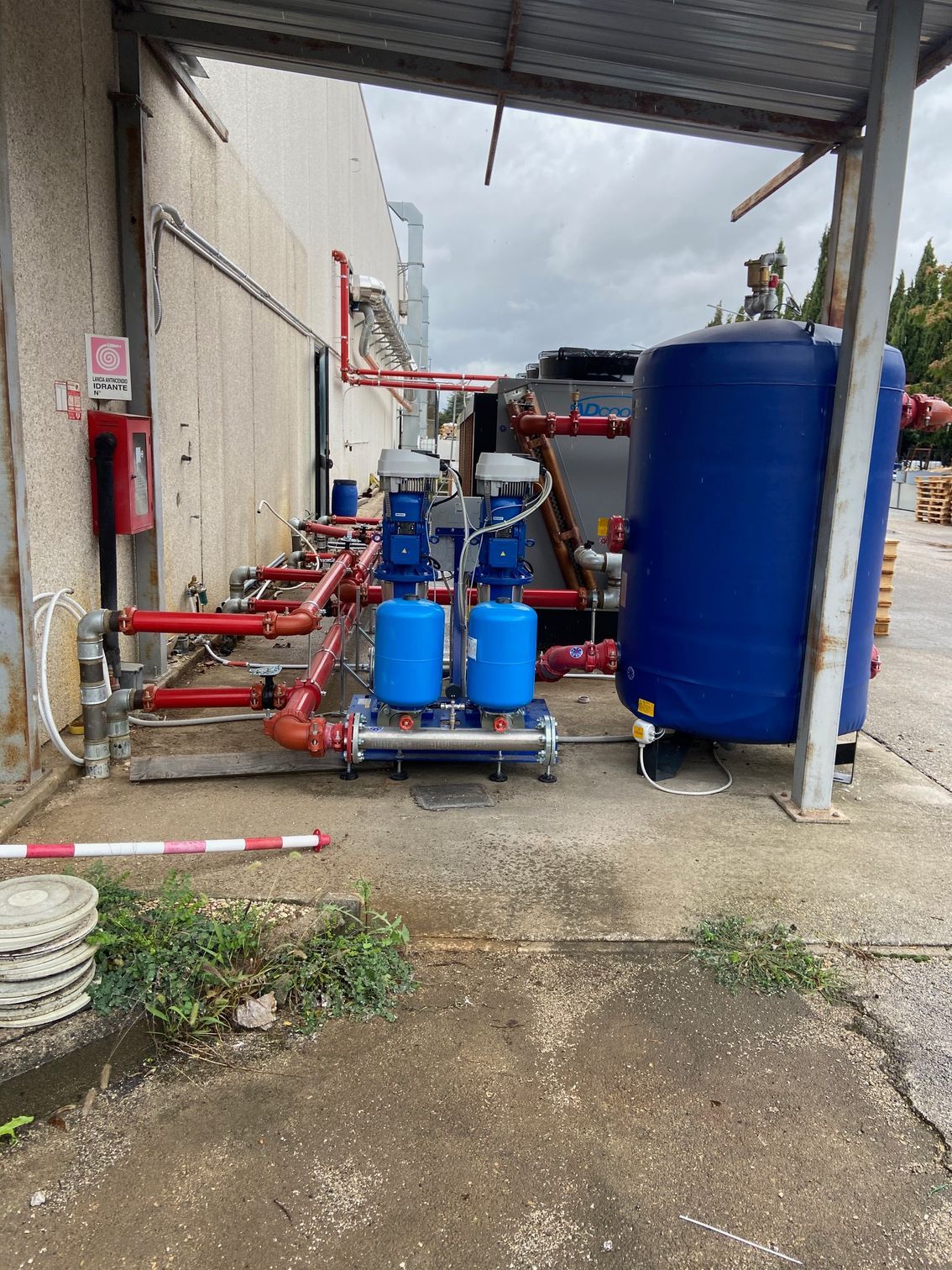 centrale termica esterna