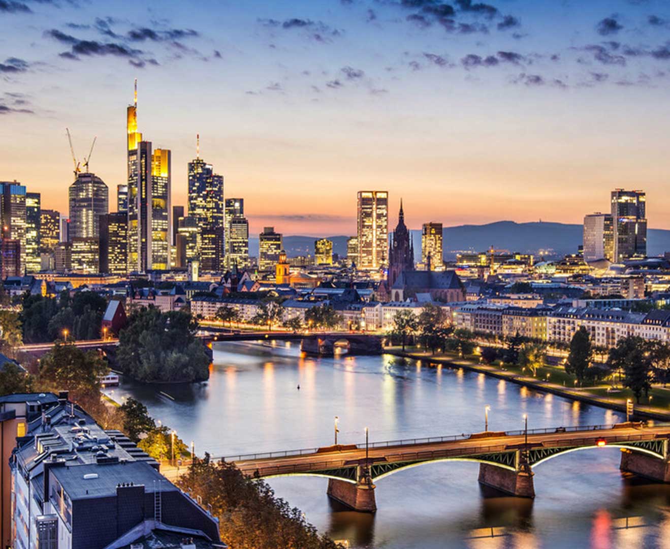 Frankfurt skyline