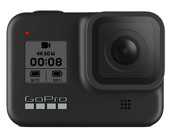 black action camera