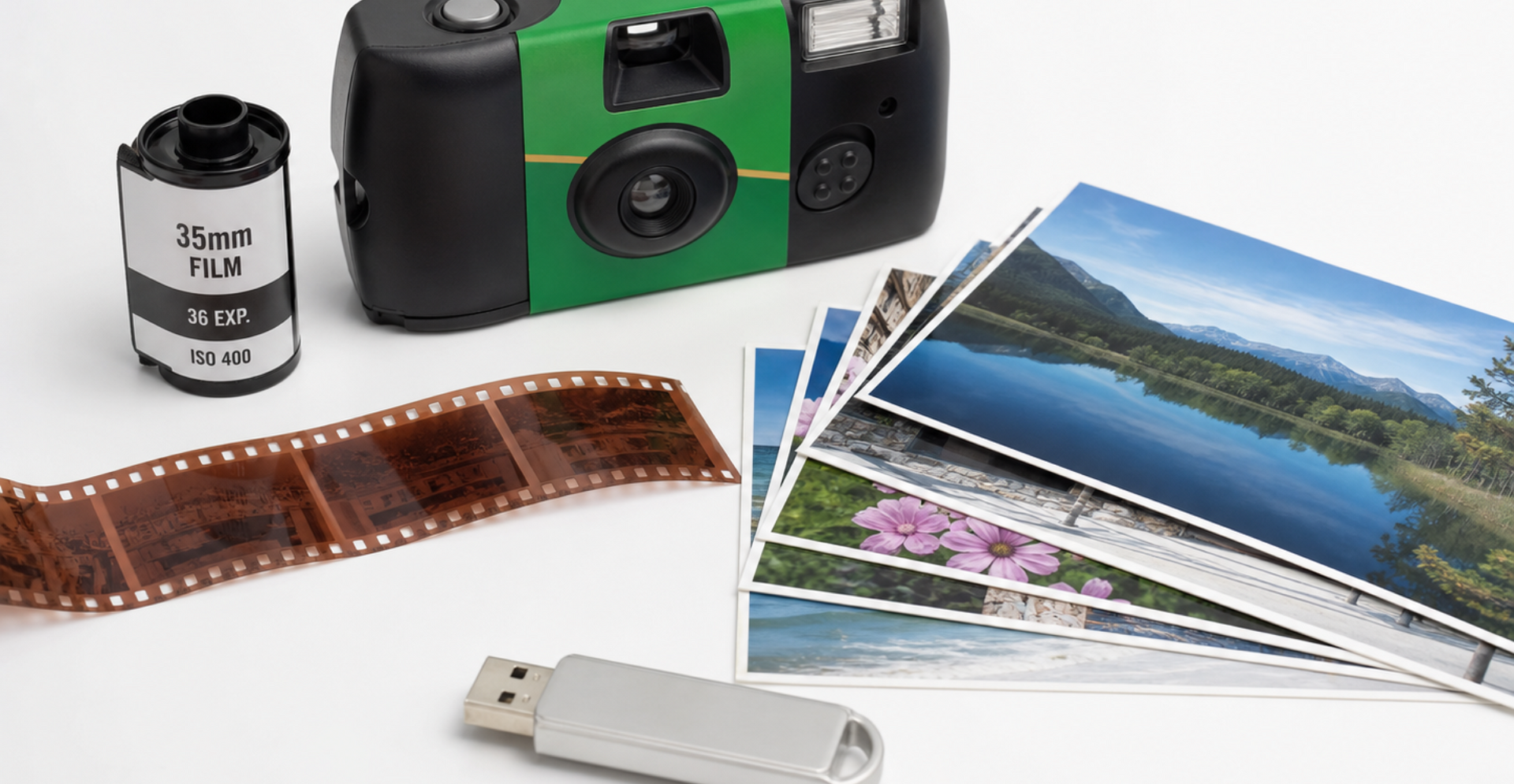 Our Film Processing include developing disposable cameras and film, printing enlargements and digital downloads