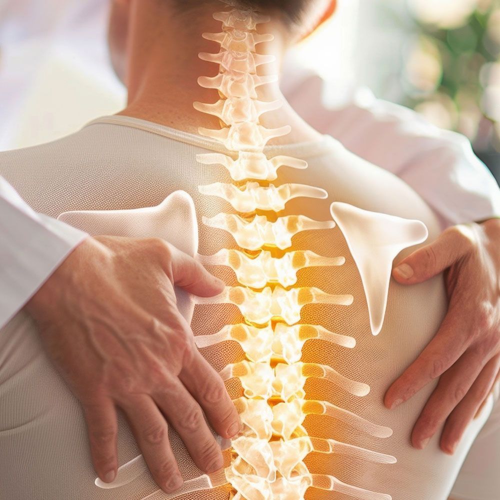 Dr. Dukes examining a patient