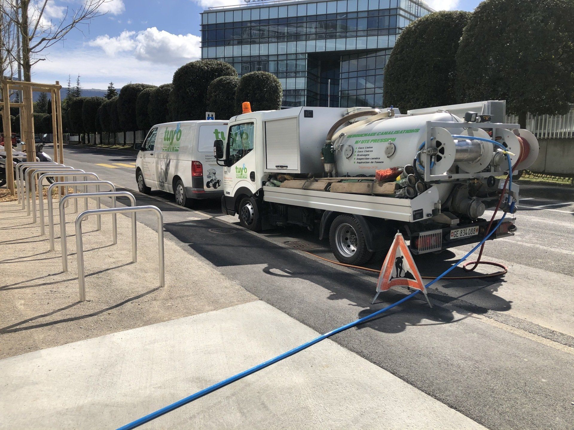 Assainissement avec camion pompe