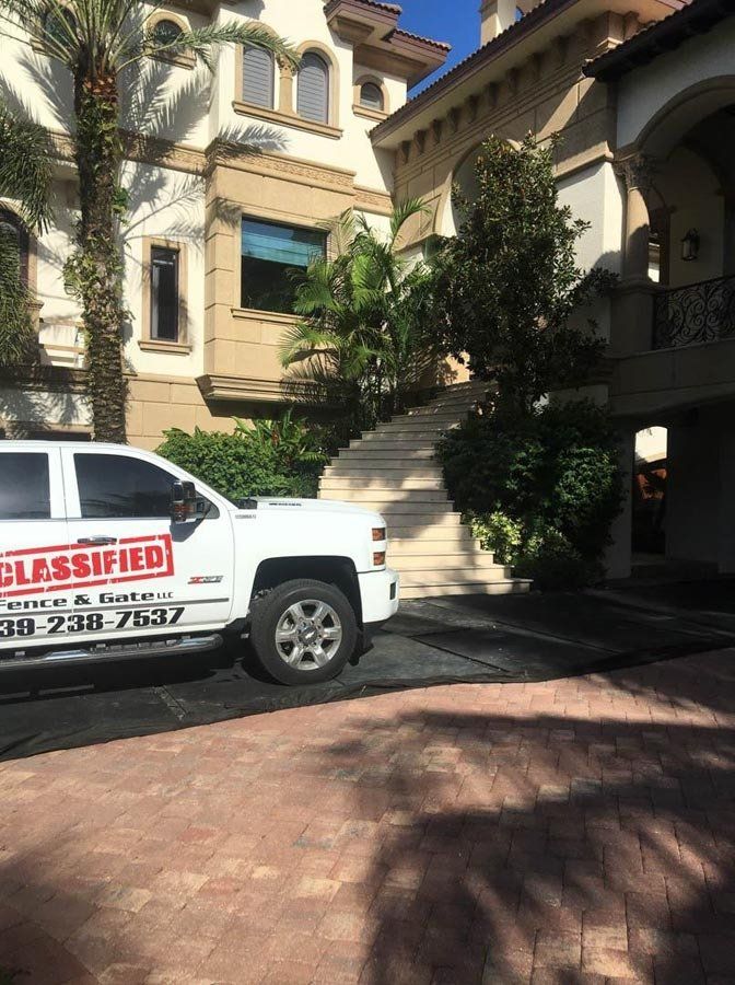 Elegant House — Naples, FL — Classified Fence and Gate
