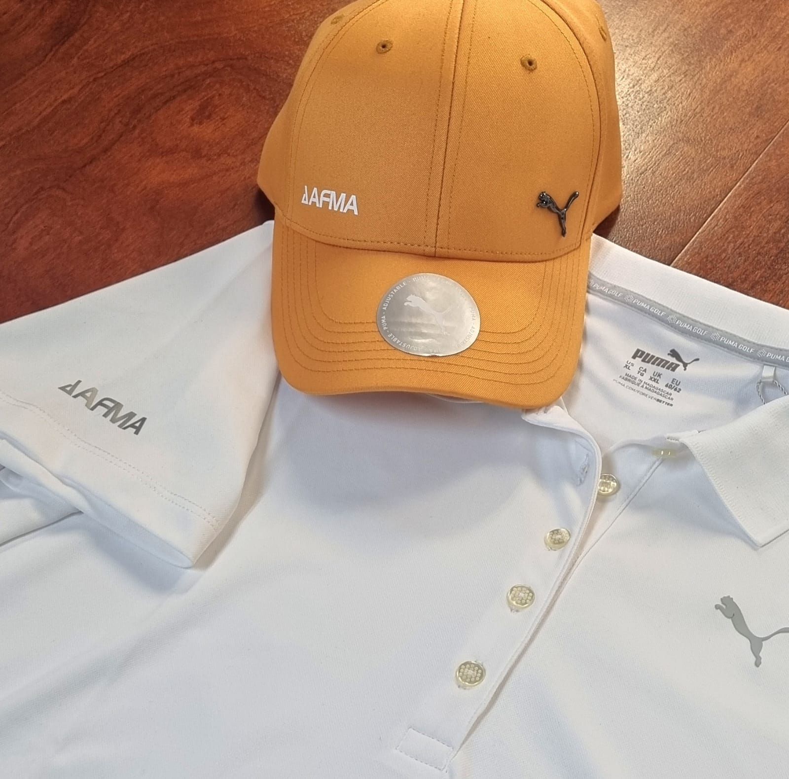 Branded Golf shirt and golf cap