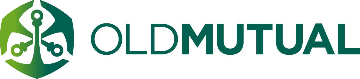 A logo for Old Mutual, another satisfied BlinC Corporate customer.