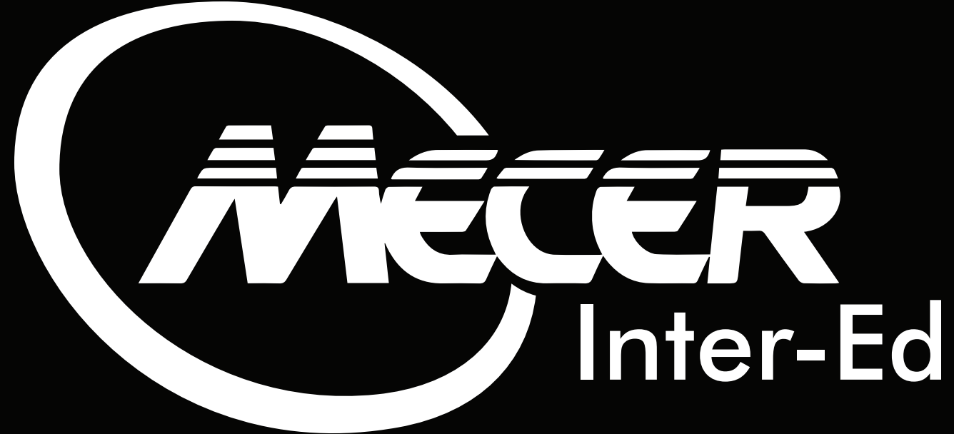 A logo for Mecer, another satisfied BlinC Corporate customer.