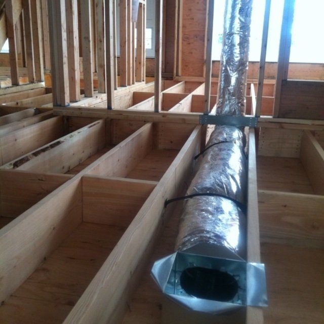 Residential HVAC Installation in a Home Build in Bohemia, NY