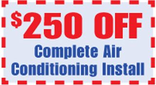 $250 Off Complete Air Conditioning Installation Coupon