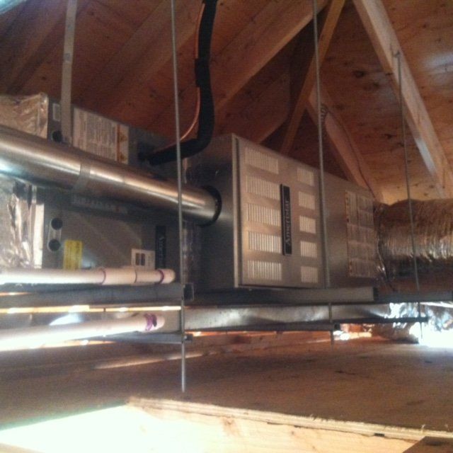Attic Furnace Installation Services in a Long Island, NY Home