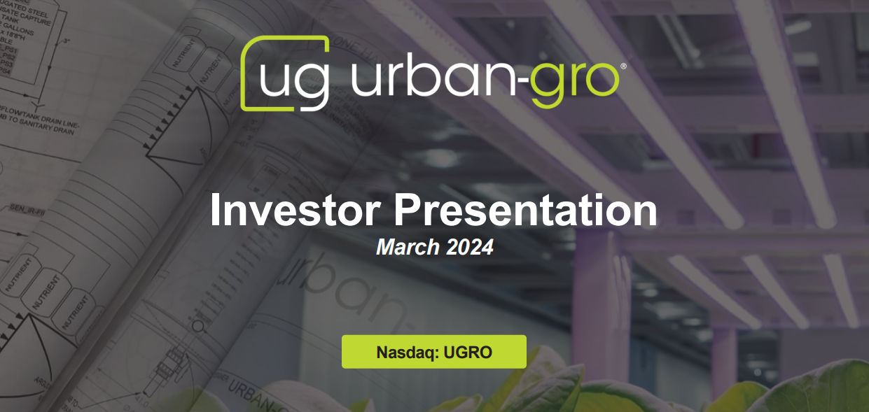 an investor presentation november 2023