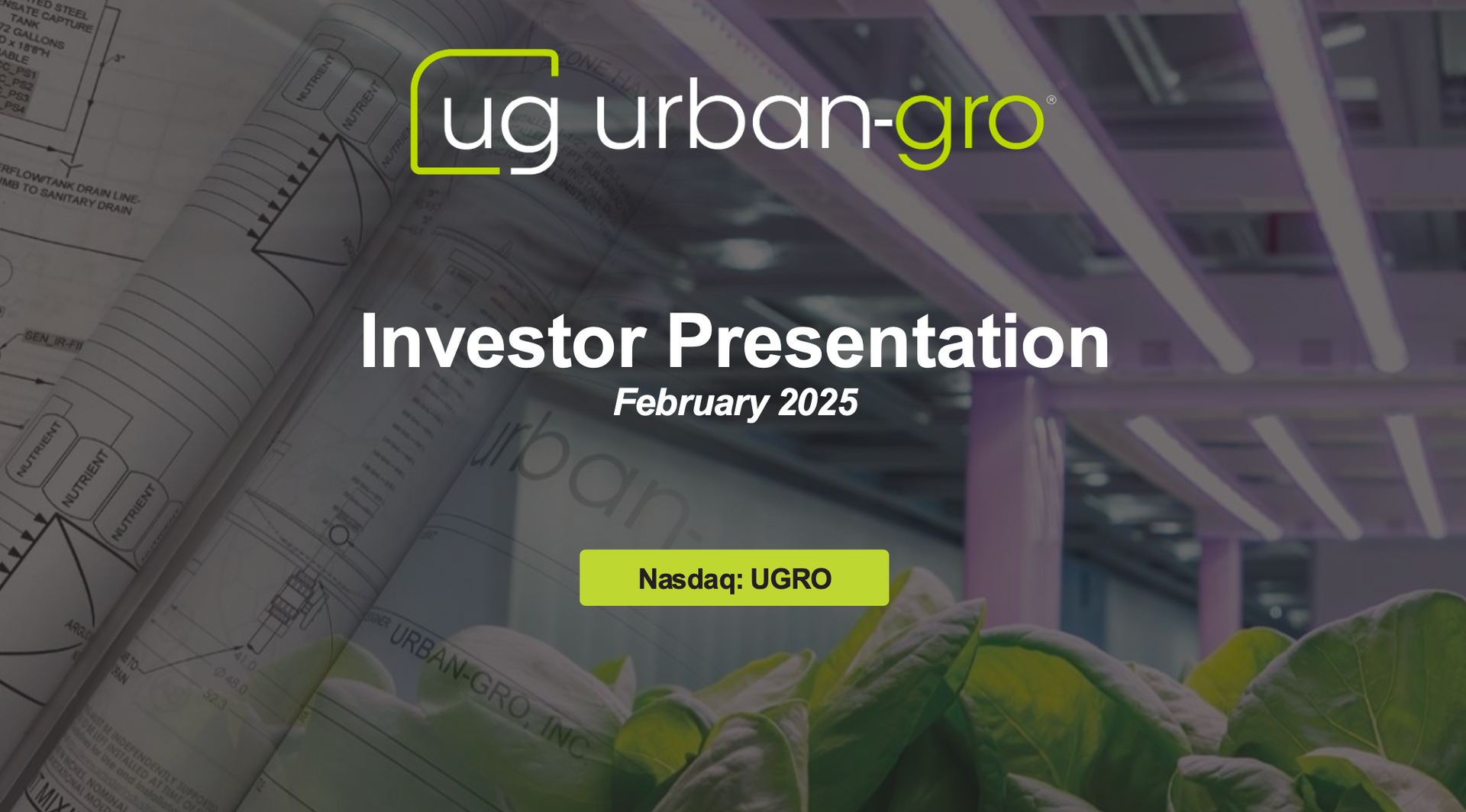 an investor presentation november 2023