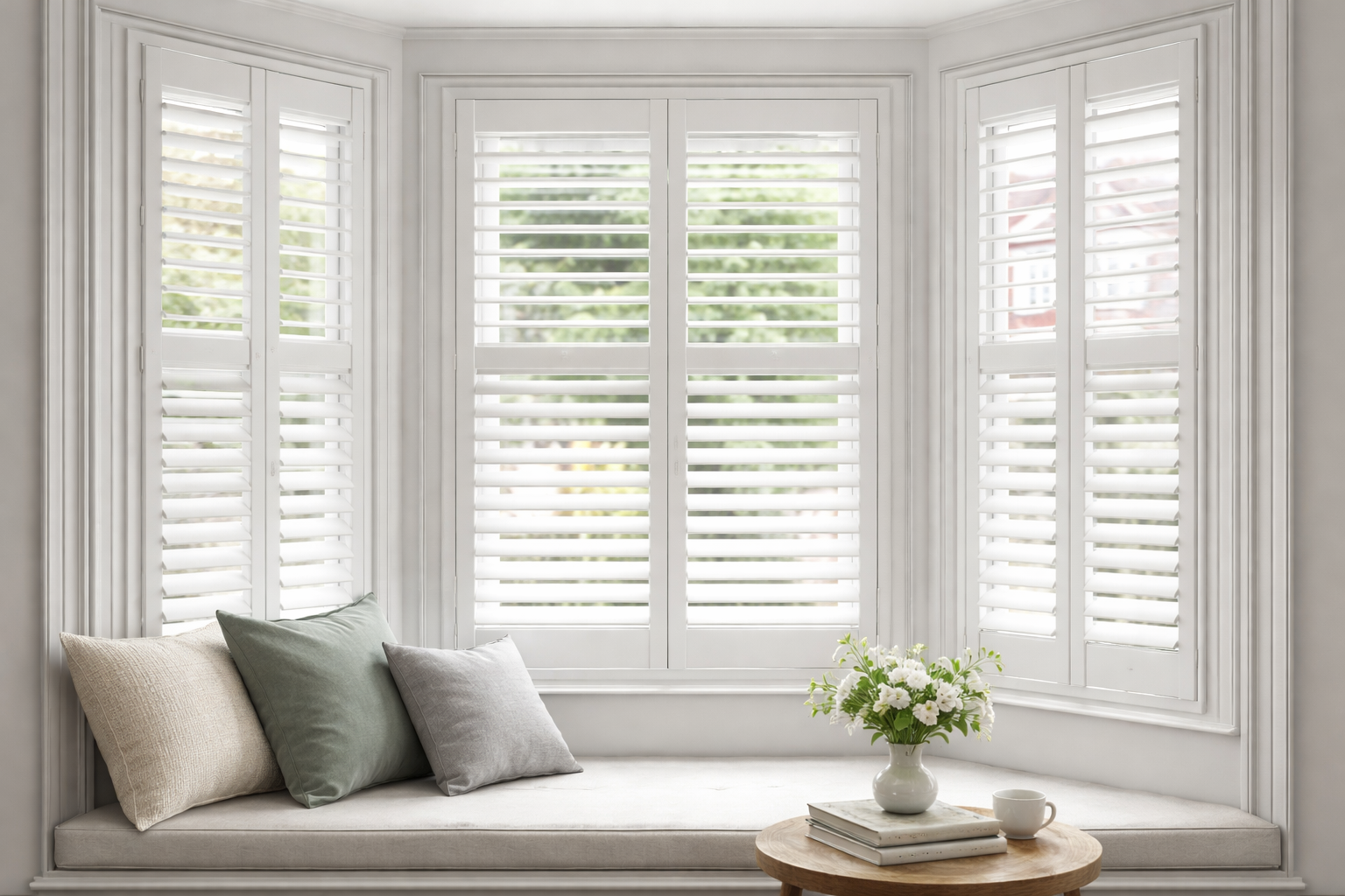 Shutters for Bay Windows