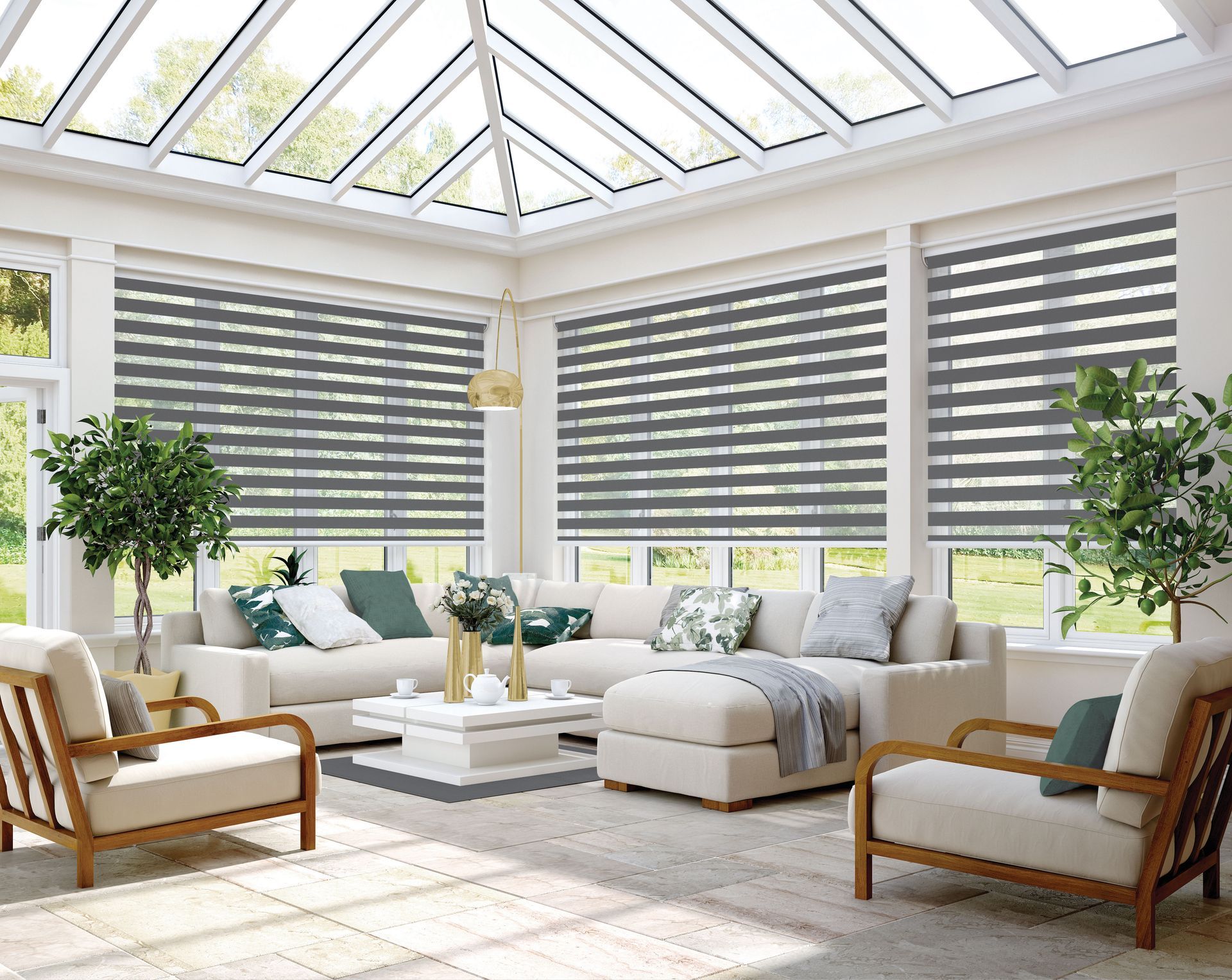 Made-to-measure perfect fit pleated blinds