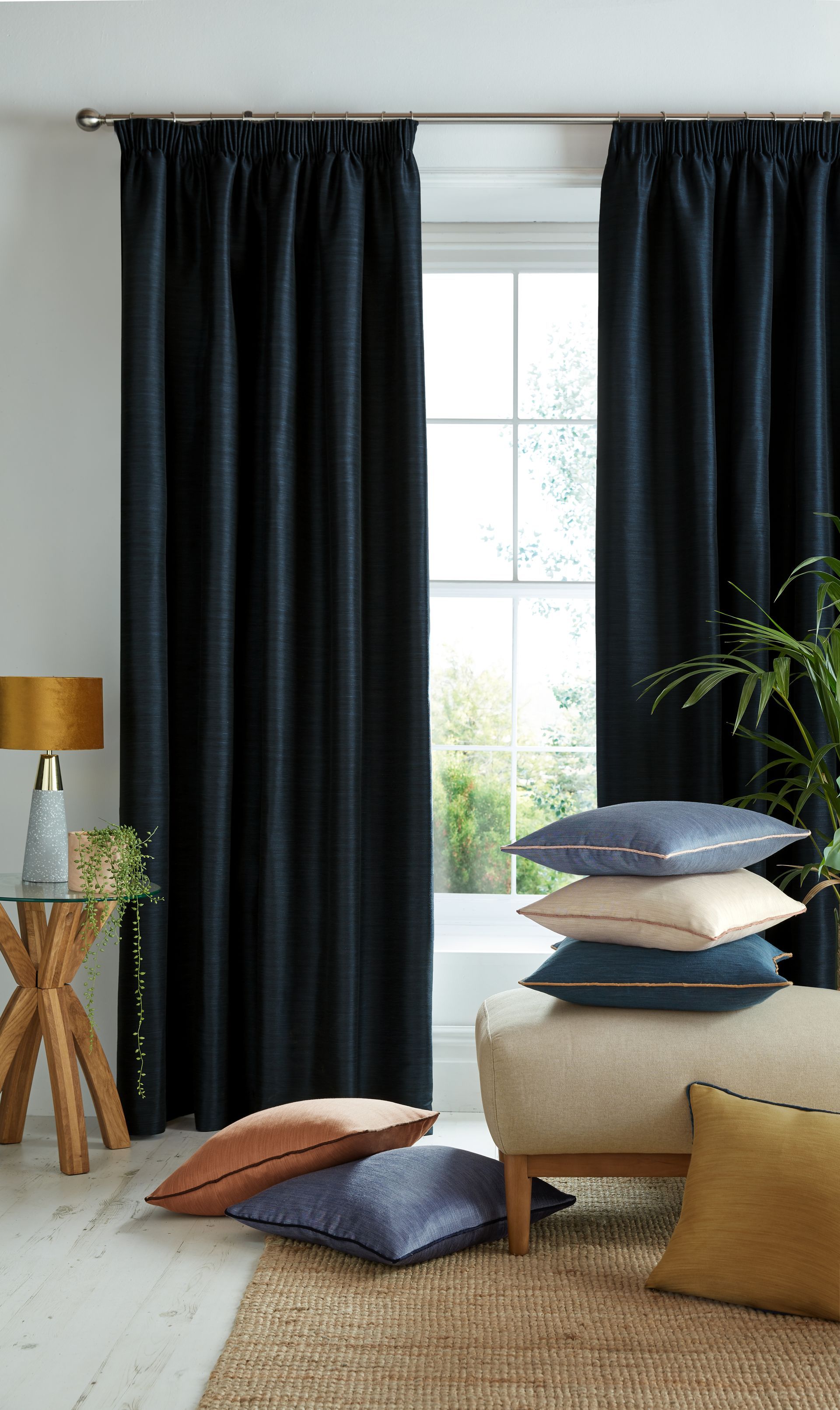 Bespoke Pencil Pleat Curtains UK