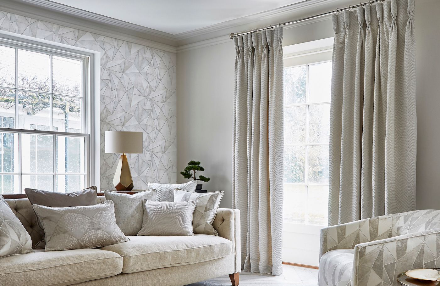 Made-to-measure Full-Length Wave Curtains