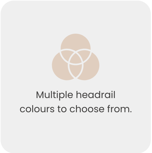 multiple headrail colours