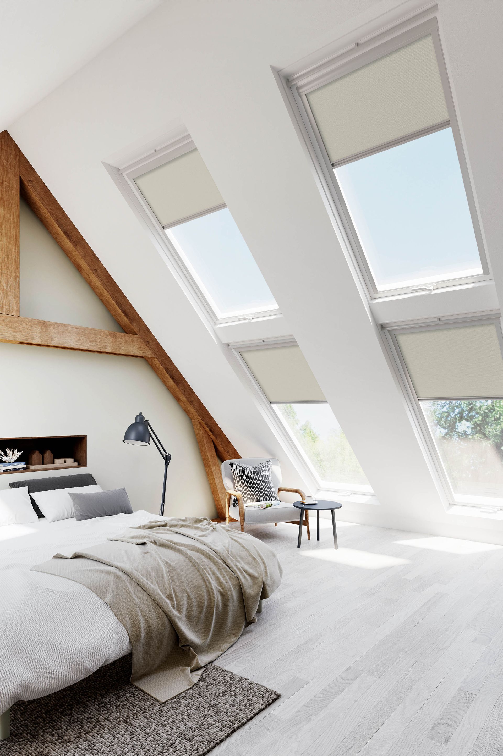 Made-to-measure motorised blinds