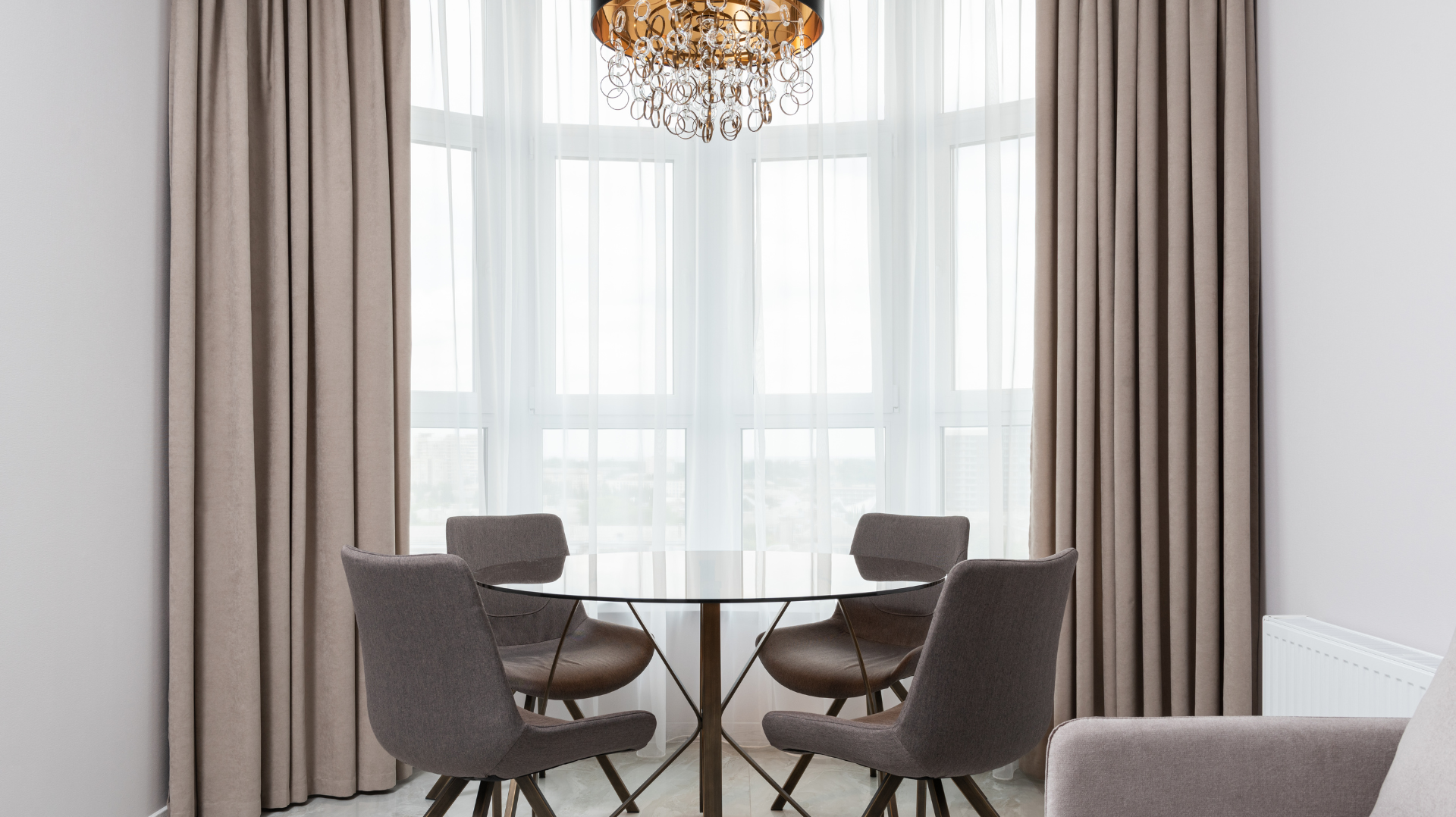 Pencil pleat curtains