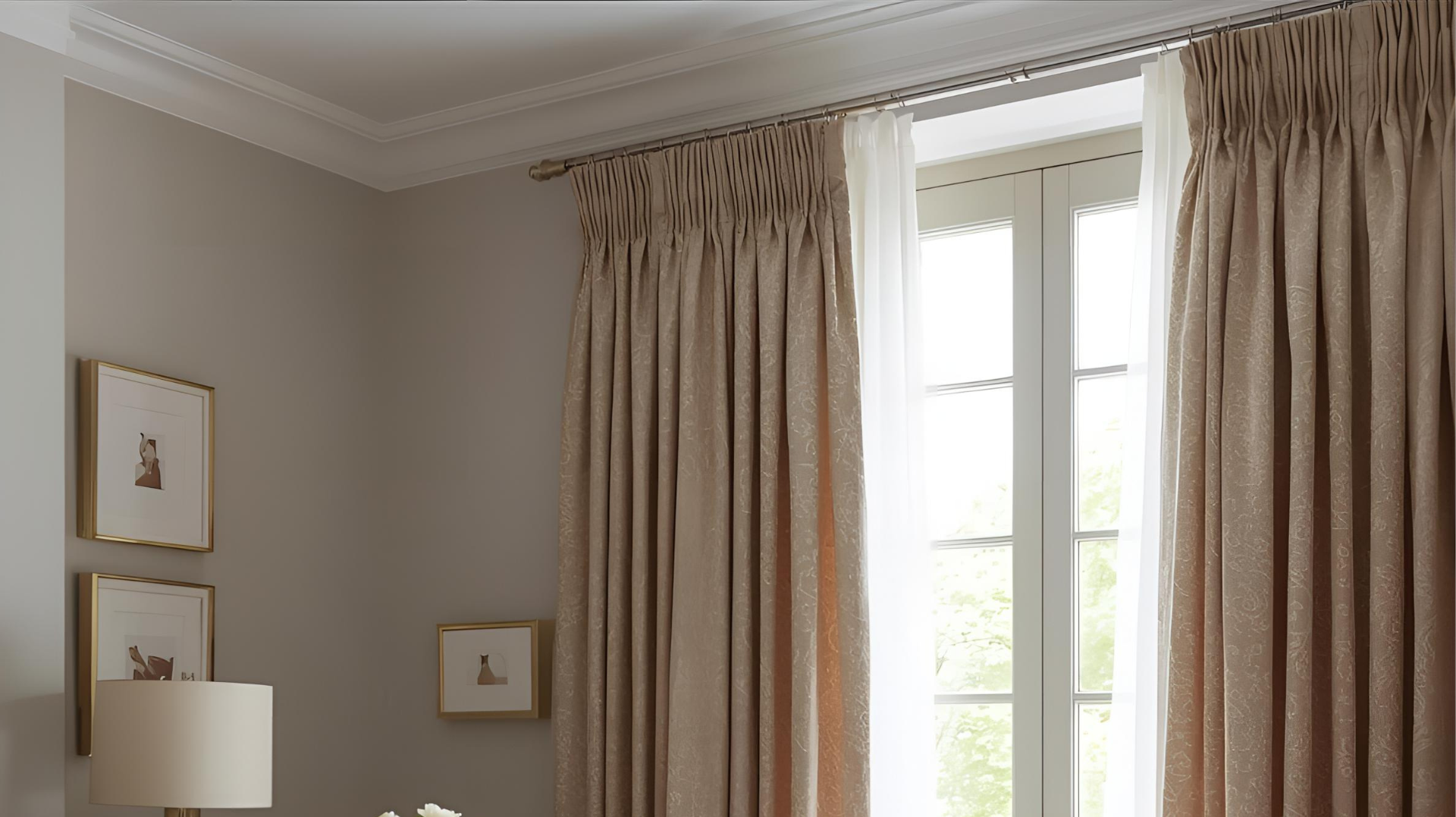 Pinch pleat curtains