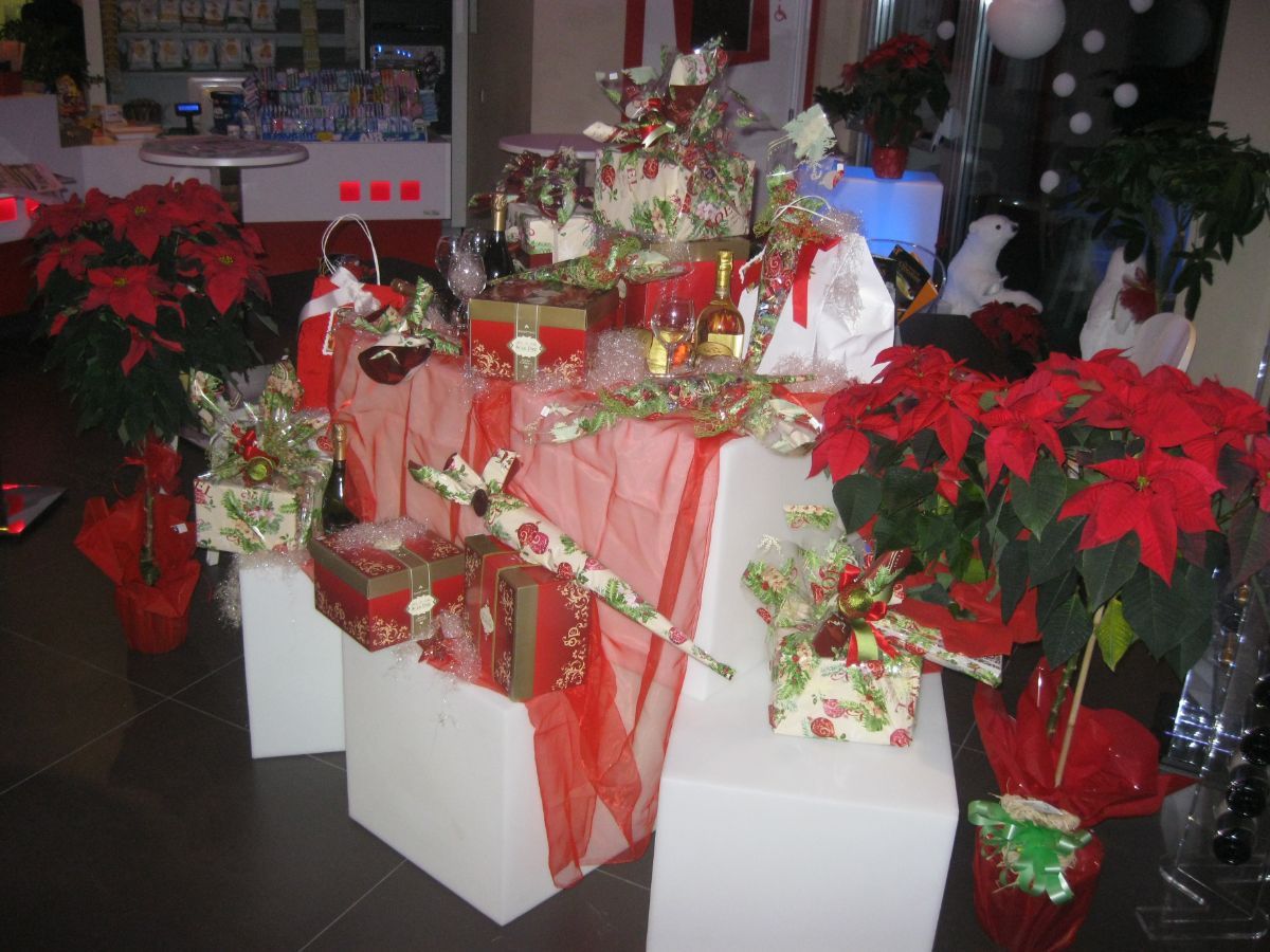 Addobbi per festa a tema natalizia