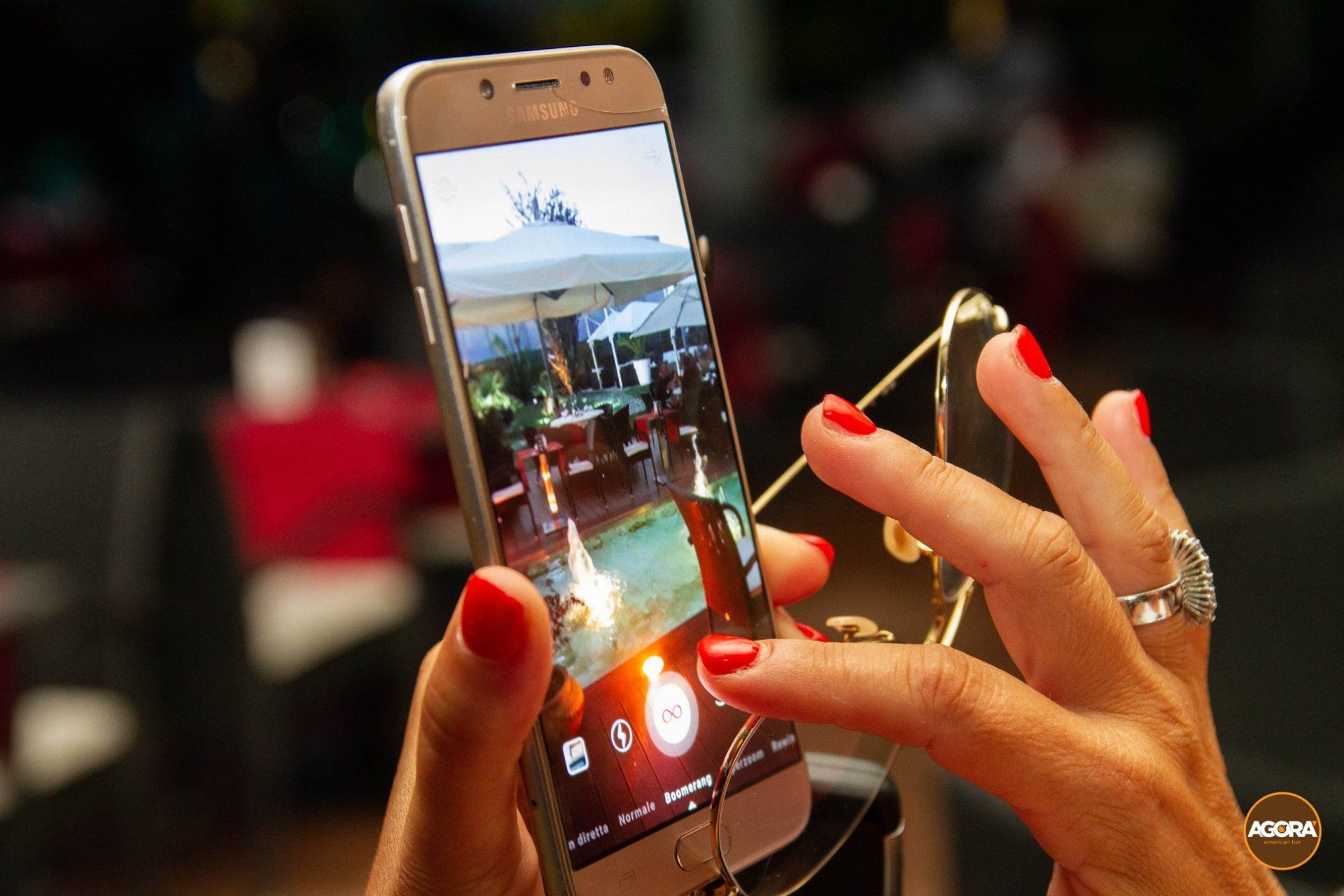 Locale per eventi con fontane e giochi d'acqua