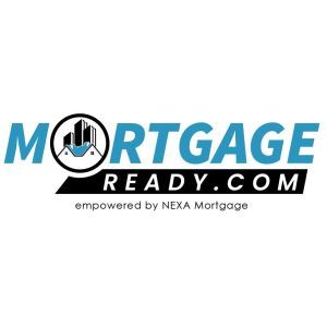 the logo for mortgage ready.com is powered by nexa mortgage .