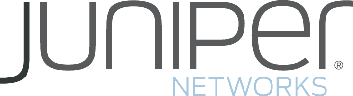 The juniper networks logo is shown on a white background.
