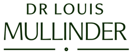 Logo: DR LOUIS MULLINDER in green text.