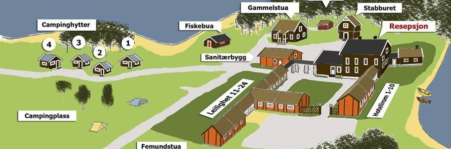 Femundtunet - hotell, hytter, leiligheter og campingplass ved Femunden i Engerdal