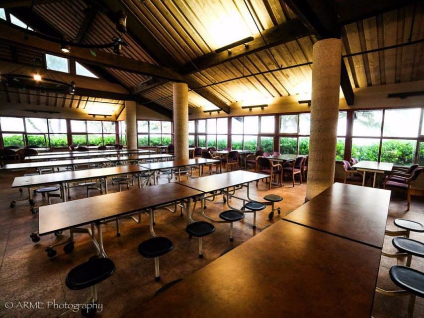 A large dining hall