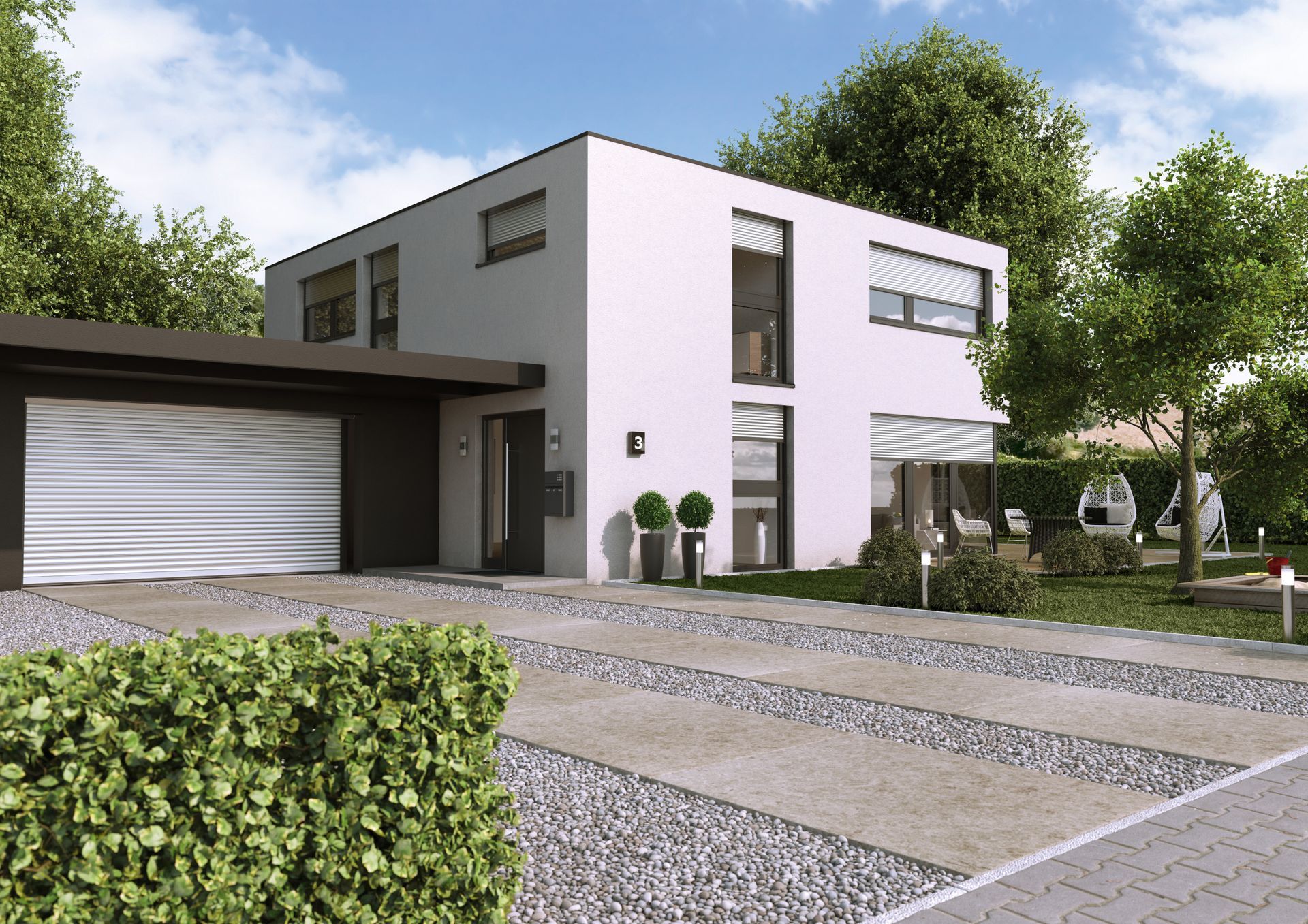 Screenanlagen von heroal, Sonnenschutz Singer