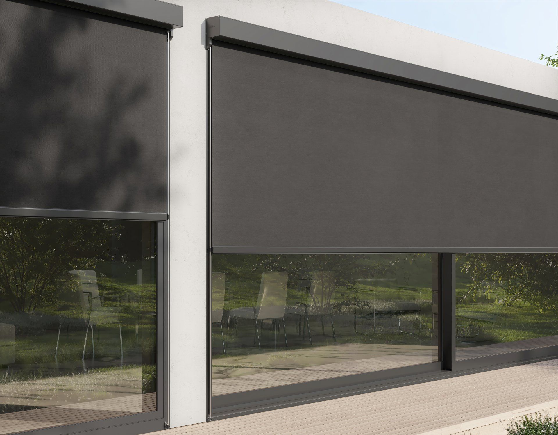 Screenanlagen von heroal, Sonnenschutz Singer