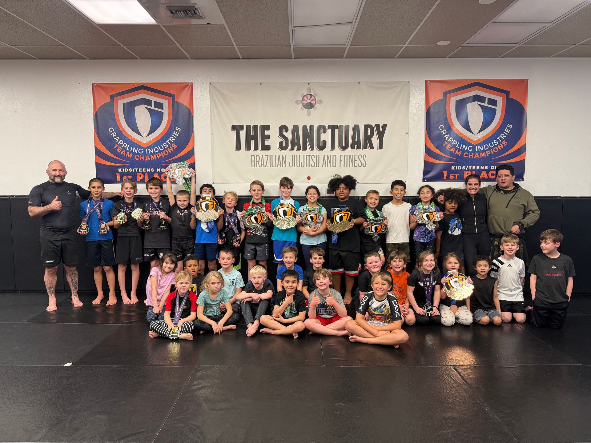 Best Kids Jiu-Jitsu Team at The Sanctuary Bjj. Martial Arts Lakewood CO