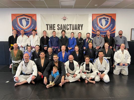 JiuJitsu Team photo at martial arts academy Lakewood colorado