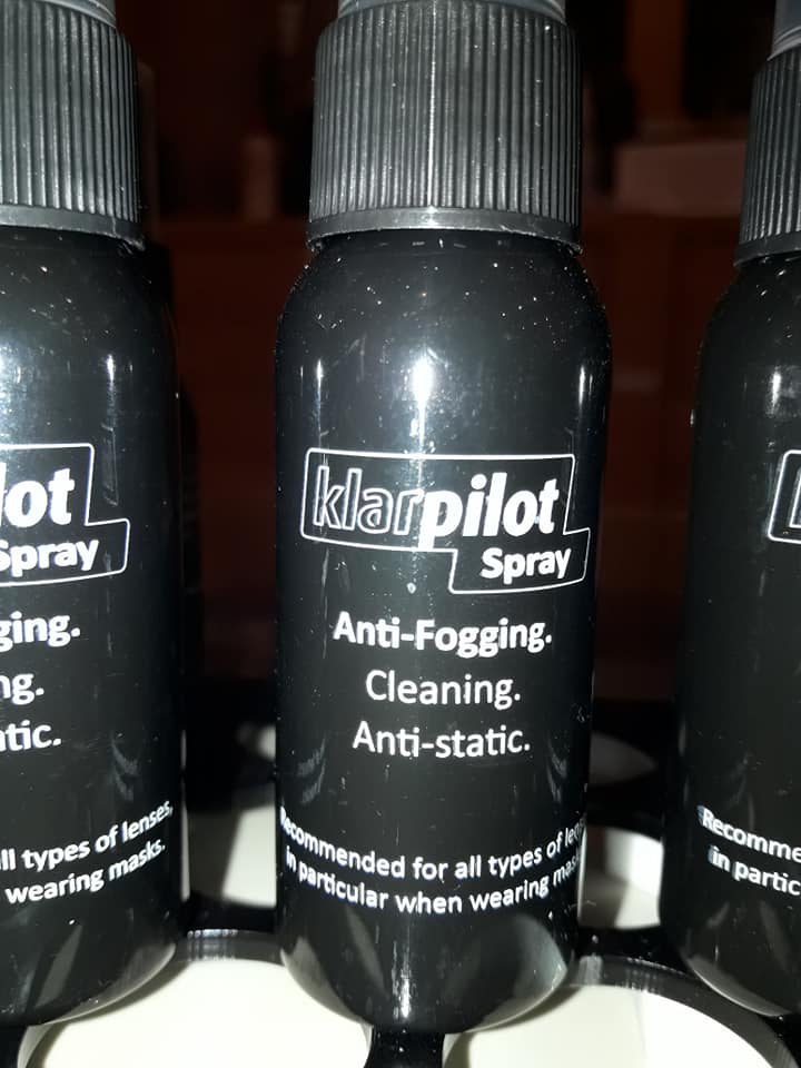 Spray antiappannante per occhiali da vista e da sole