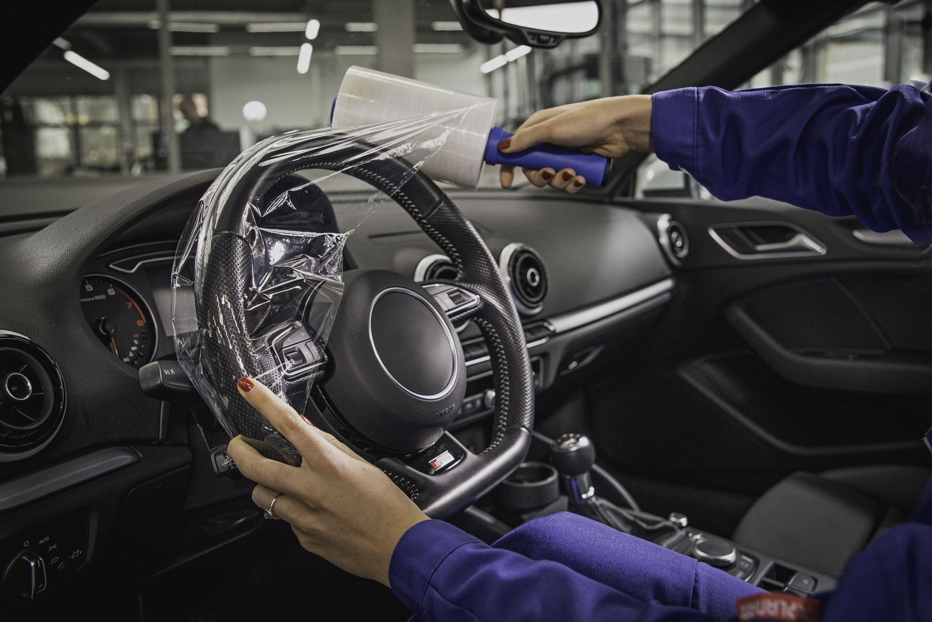 Protezione volante a film in bobina