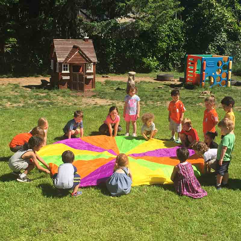 Playing Color Wheel by Kids - Preschool in Beaverton, OR