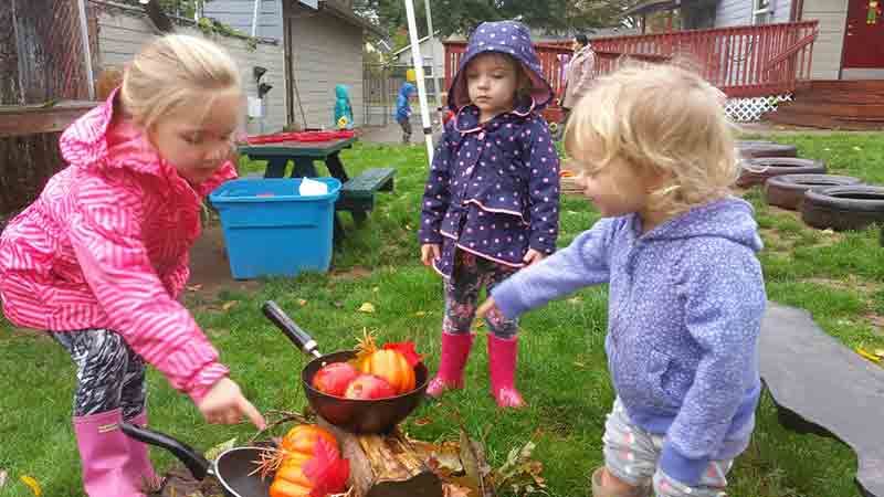 Playing Cook by Kids - Preschool in Beaverton, OR
