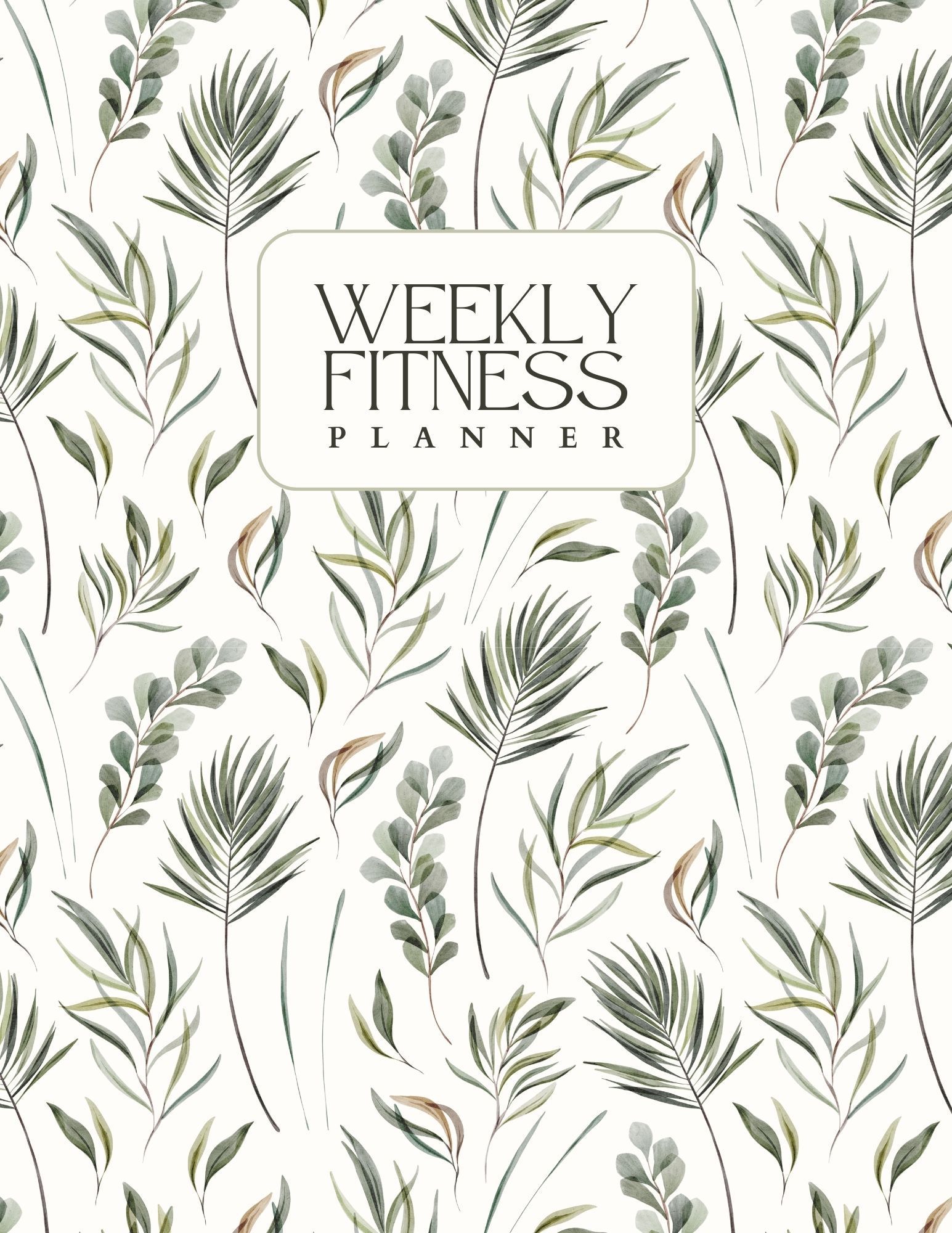 Weekly Fitness Planner