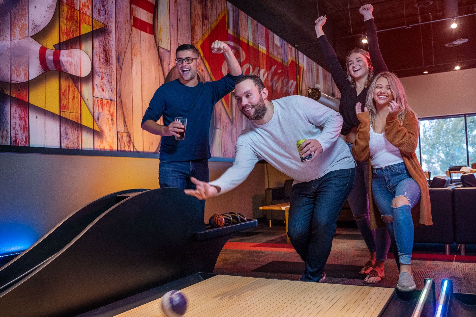 Duckpin Bowling Reset Pins Toledo/Rossford