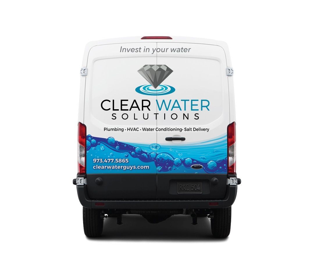 Back view of van - Lafayette, NJ | Clear Water Solutions